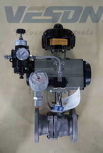 Клапан со сферическим золотником - VSF - pneumaticairactuator.com - пневматический / гидравлический / для остановки