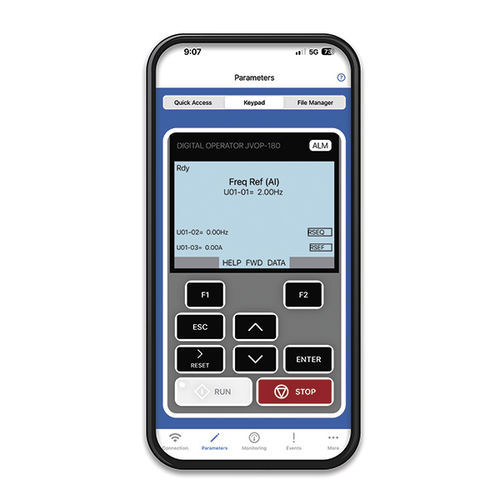 Мобильное приложение для контроля - Intelli-Connect™ - Magnetek - для безопасности / для программирования / конфигурация