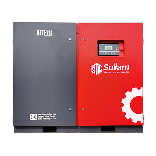 Винтовой компрессор - Shanghai Sollant Energy Saving Technology Co., Ltd - воздушный / с электродвигателем / стационарный