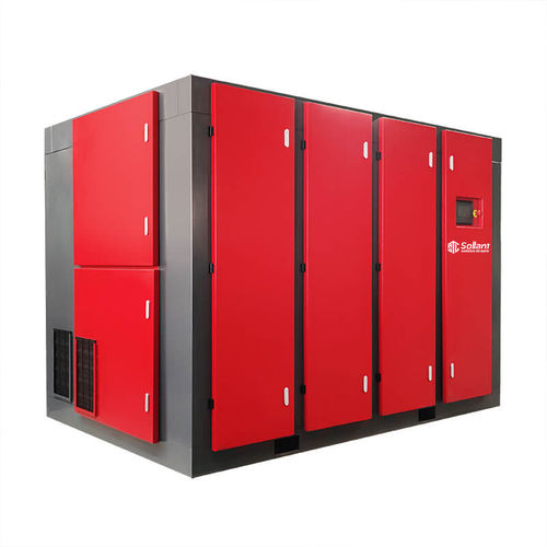Винтовой компрессор - SLTOF series - Shanghai Sollant Energy Saving Technology Co., Ltd - воздушный / с электродвигателем / стационарный