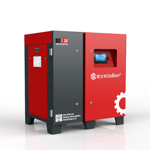 Винтовой компрессор - Shanghai Sollant Energy Saving Technology Co., Ltd - воздушный / с электродвигателем / стационарный