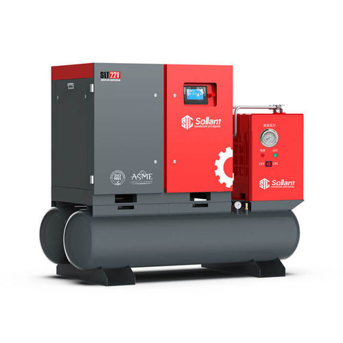 Винтовой компрессор - SLTI-22V - Shanghai Sollant Energy Saving Technology Co., Ltd - воздушный / для азота / с электродвигателем