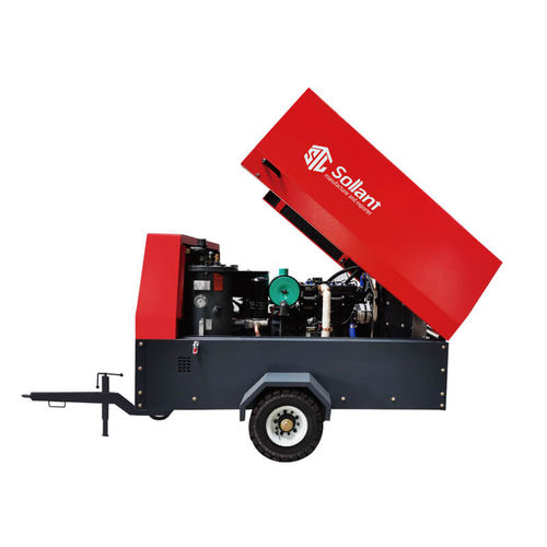Компрессор с 2 винтами - SLTDP-29 - Shanghai Sollant Energy Saving Technology Co., Ltd - воздушный / с дизельным двигателем / мобильный