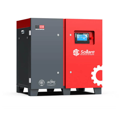 Компрессор воздуха - Shanghai Sollant Energy Saving Technology Co., Ltd - винтовой / с электродвигателем / стационарный