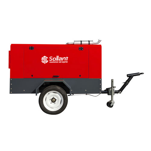 Переносной компрессор - SLTDP-10/8 - Shanghai Sollant Energy Saving Technology Co., Ltd - винтовой / воздушный / с дизельным двигателем