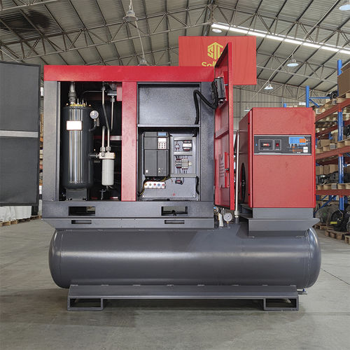 Винтовой компрессор - SLTI-7.5F - Shanghai Sollant Energy Saving Technology Co., Ltd - воздушный / электрический / стационарный