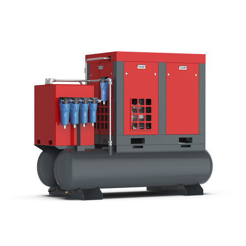 Винтовой компрессор - SLTI-11F - Shanghai Sollant Energy Saving Technology Co., Ltd - воздушный / электрический / стационарный