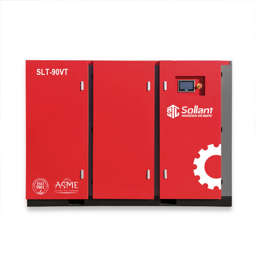 Винтовой компрессор - SLTT-55V - Shanghai Sollant Energy Saving Technology Co., Ltd - воздушный / электрический / стационарный
