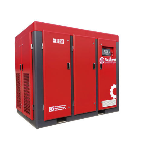 Винтовой компрессор - Shanghai Sollant Energy Saving Technology Co., Ltd - воздушный / с электродвигателем / стационарный