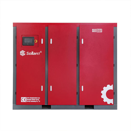 Ротационный компрессор - SLTL-55T - Shanghai Sollant Energy Saving Technology Co., Ltd - воздушный / с электродвигателем / стационарный