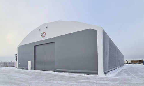 Постоянное ангар - 25  - Finest-Hall Factory OÜ - огнестойкое / с покрытием из ПВХ