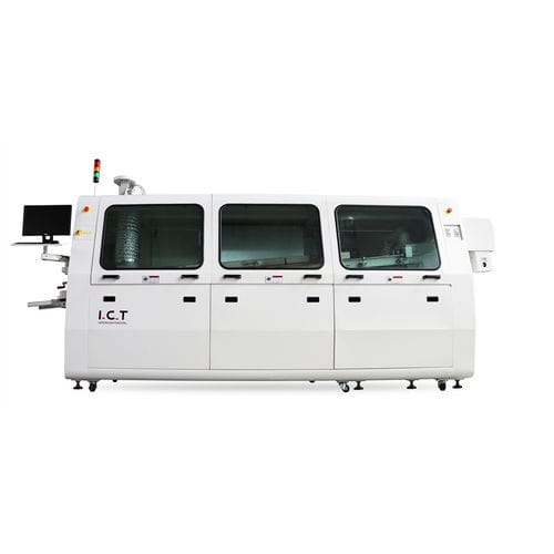 Машина для пайки мягким припоем волной - Acrab 350 - Dongguan ICT Technology Co.,Ltd - путем переплавки / автоматическая / управляемая с помощью ПК
