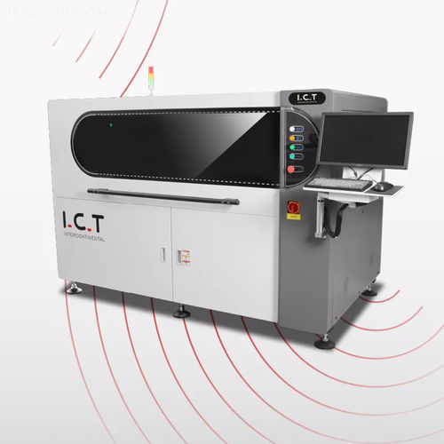 Автоматическая машина для трафаретной печати - I.C.T-1200/1500 - Dongguan ICT Technology Co.,Ltd - для пасты для сварки / SMT / программируемая