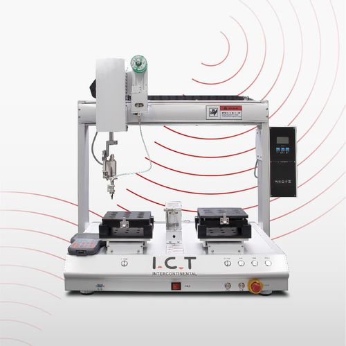 Роботизированная машина для пайки мягким припоем - I.C.T-SR250D - Dongguan ICT Technology Co.,Ltd - высокочастотная / точечная / автоматическая