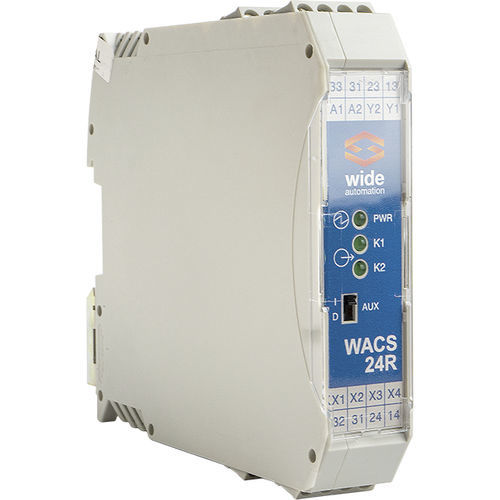 Модуль-реле для безопасности - WACS24R - WIDE Automation - на DIN-рейке
