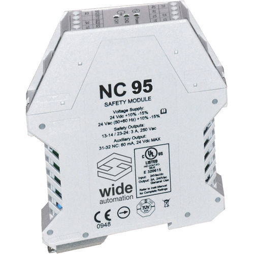 Модуль-реле для коммутации - NC95 - WIDE Automation - для безопасности / монтируемый на DIN-рейке