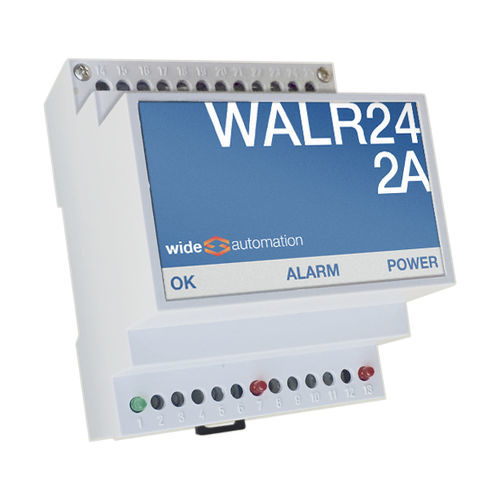 Устройство управления для обеспечения безопасности - WALR24/2A - WIDE Automation - на DIN-рейке