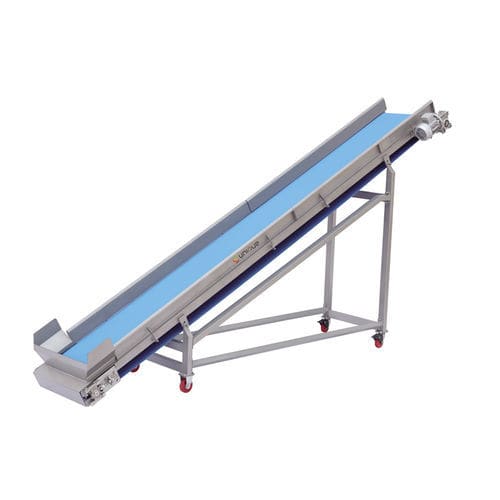 Ленточный конвейер - TS3570 - Zibo Unique Machinery Co., Ltd. - наклонный / транспортный / колесный