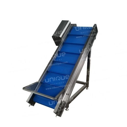 Конвейер с перегородками - GBTSJ2500 - Zibo Unique Machinery Co., Ltd. - наклонный / транспортный / с электродвигателем