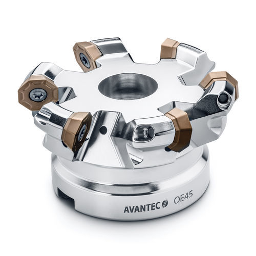 Фрезер для обработки поверхности - OE45 - Avantec Zerspantechnik GmbH - с пластинами / эскиза / de acabamento