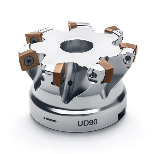 Копировальный фрезер - UD90 - Avantec Zerspantechnik GmbH - с индексируемыми пластинами / для нержавеющей стали / для обработанной стали