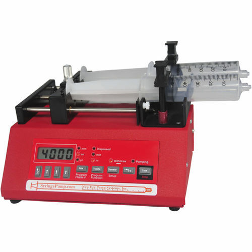 Насос с двумя шприцами - NE-4000 - New Era Pump Systems, Inc. - для химических продуктов / шагового двигателя / самозаполняющийся