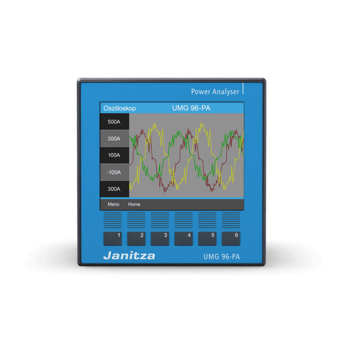 Устройство наблюдения качества энергии - UMG 96-PA - Janitza electronics GmbH - для измерения температуры / дифференциального тока / модульное