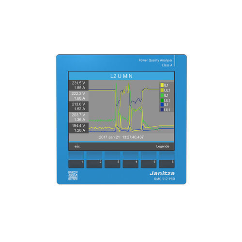 Устройство наблюдения для измерений - UMG 512-PRO - Janitza electronics GmbH - качества энергии / цифровое
