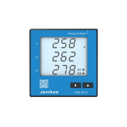 Устройство наблюдения для измерений - UMG 96-S2 - Janitza electronics GmbH - напряжения / качества энергии / цифровое