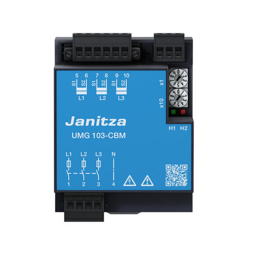 Измерительный инструмент качества энергии - UMG 103-CBM - Janitza electronics GmbH - мощность / электрические параметры / промышленный
