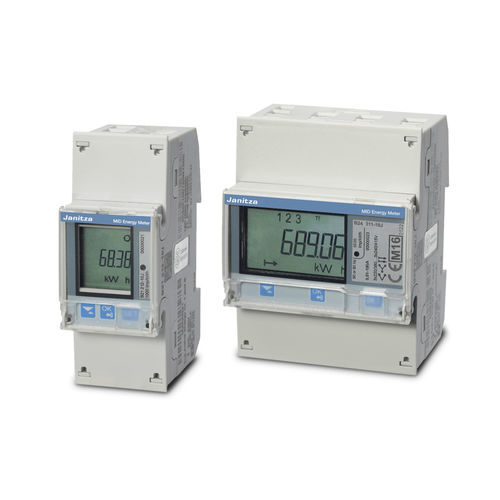 Электрический счетчик электроэнергии с сертификатом MID - B series - Janitza electronics GmbH - монофазовый / трехфазовый / ModBUS RTU