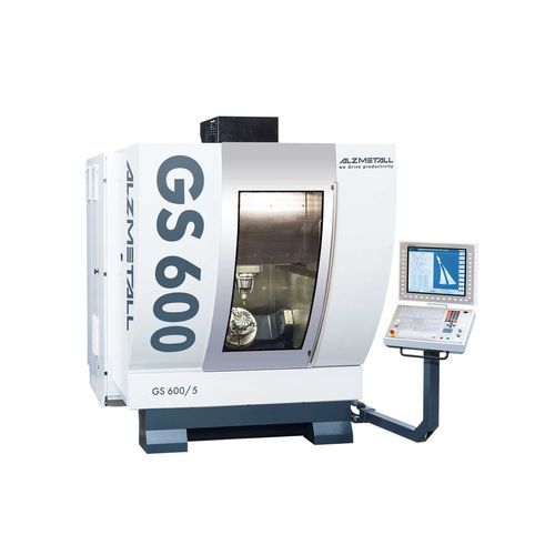 Обрабатывающий центр ЧПУ 3 оси - GS 600/5 - Alzmetall - вертикальный / с рамой / с поворотным столом