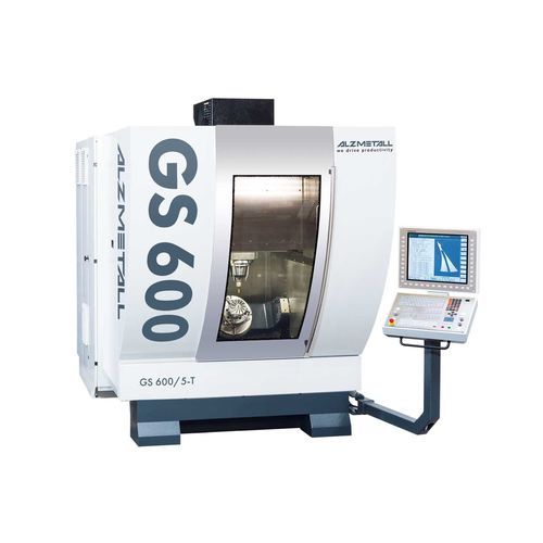 Обрабатывающий центр ЧПУ 3 оси - GS 600/5-T - Alzmetall - вертикальный / с рамой / с поворотным столом