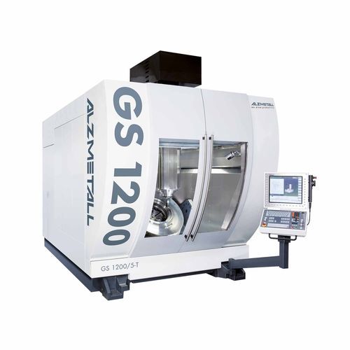 Обрабатывающий центр ЧПУ 3 оси - GS 1200/5-T - Alzmetall - вертикальный / с рамой / с поворотным столом