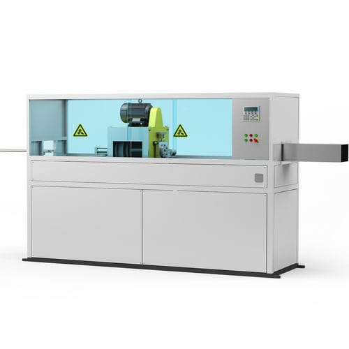 Станок для резки с вращающейся пластиной - EXT-KC series - Ningbo Extru Machinery Co., Ltd. - с ленточным ножом / для пластиковых материалов / для гибкого шланга