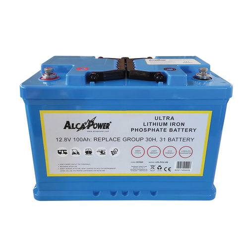Аккумулятор LiFePO4 - LiFE-PO4-100 - Alcapower - прямоугольный / 12 В
