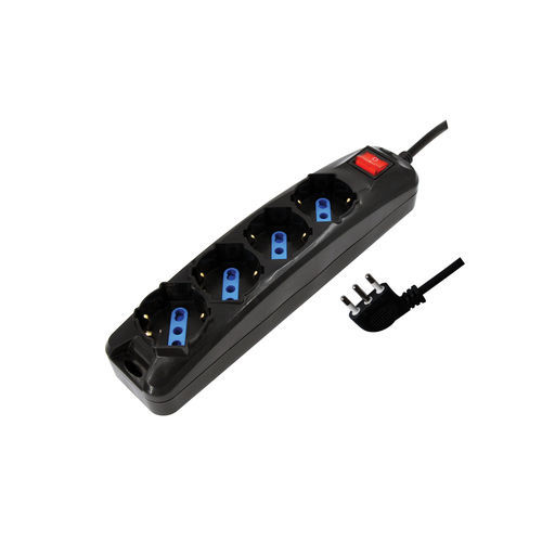 Сетевой фильтр 4 гнезда -  AP-M4B - Alcapower - 3 гнезда