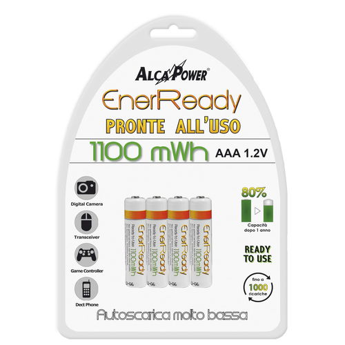 Аккумулятор Ni-MH - AP1100ER - Alcapower - тип AA / IEC