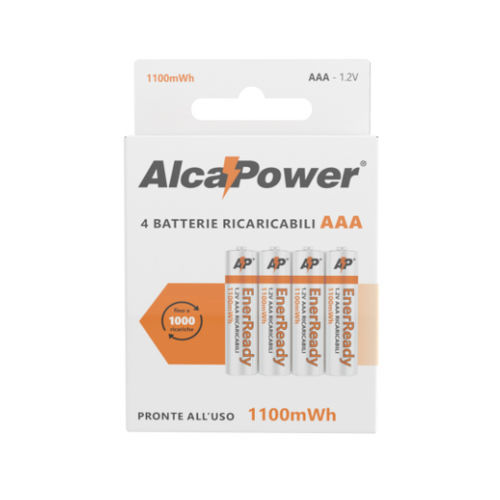 Заряжаемая батарейка Ni-MH - AP1100ER-C4 - Alcapower - тип AAA / 1,5 В / IEC