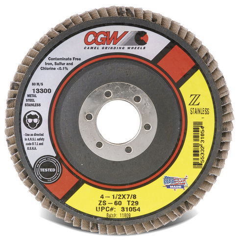 Лепестковый шлифовальный диск из оксида алюминия - Z - CGW Abrasives