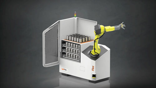 Система загрузки с шарнирным 6-осным роботом - Flex 12D - Agile robotic Systems