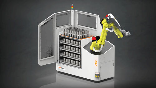 Система загрузки с шарнирным 6-осным роботом - Flex 35D - Agile robotic Systems