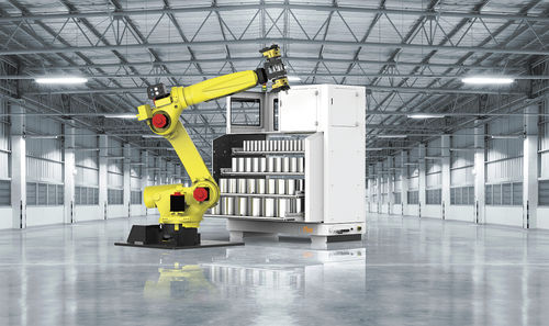 Система загрузки с шарнирным 6-осным роботом - Agile robotic Systems
