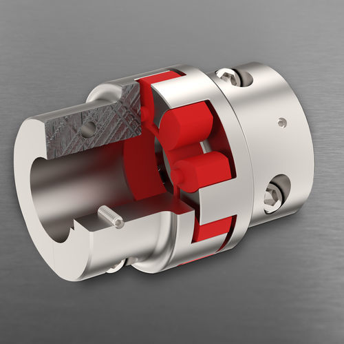 Муфта гибкая при кручении - Softex® SPLIT  - HBE GmbH - со стопорным кольцом / с расточкой / для двигателя