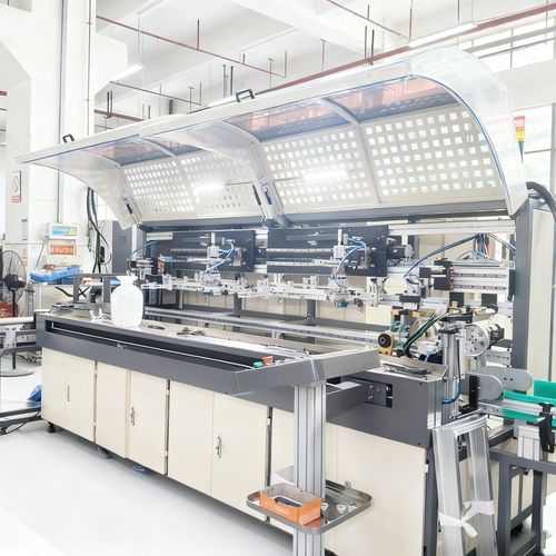 Многоцветная машина для трафаретной печати - Shenzhen xinzhong plastic - автоматическая / для цилиндрических изделий