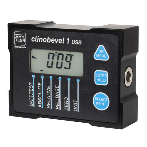 Многоосный наклономер - CLINOBEVEL 1 series - TESA Technology - RS-485 / USB / с дисплеем LCD