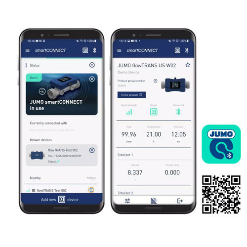 Мобильное приложение конфигурация - smartCONNECT - JUMO Process Control, Inc. - для контроля доступа / процесса / Android