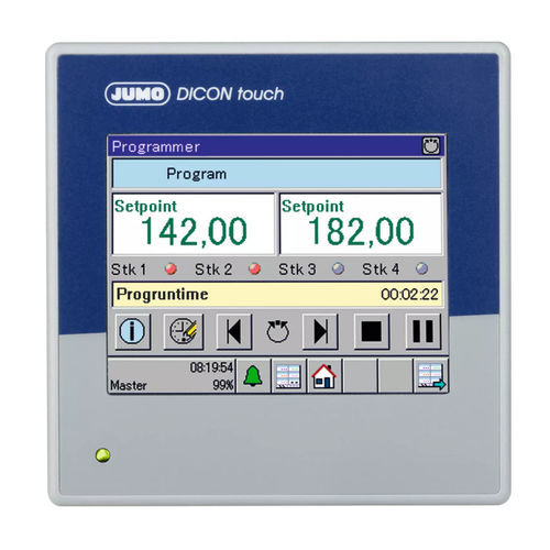 Встроенная программируемая автоматическая система - DICON  - JUMO Process Control, Inc. - на DIN-рейке / выходы / RS485