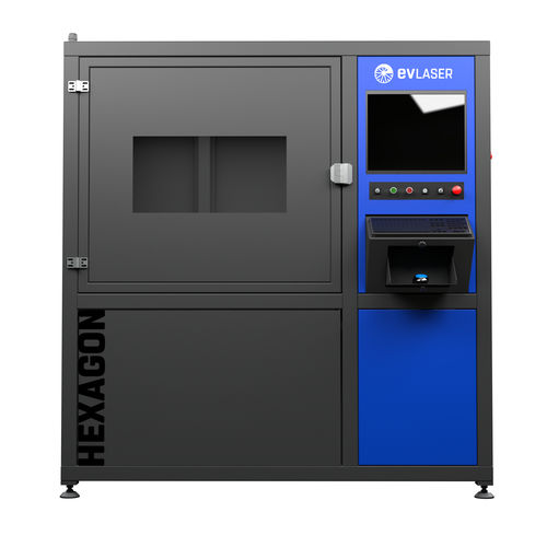 Гравировально-маркировочная машина волоконный лазер - HEXAGON - Evlaser srl - CO2-лазер / лазер Nd-YAG / для металла
