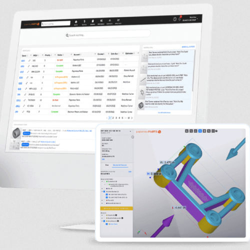 Комплект программного обеспечения CAO - Paperless Parts - встроенная программа управления / для автоматизации процесса / визуализатор